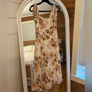 Reformation Twilight Floral Midi Dress in Bella
